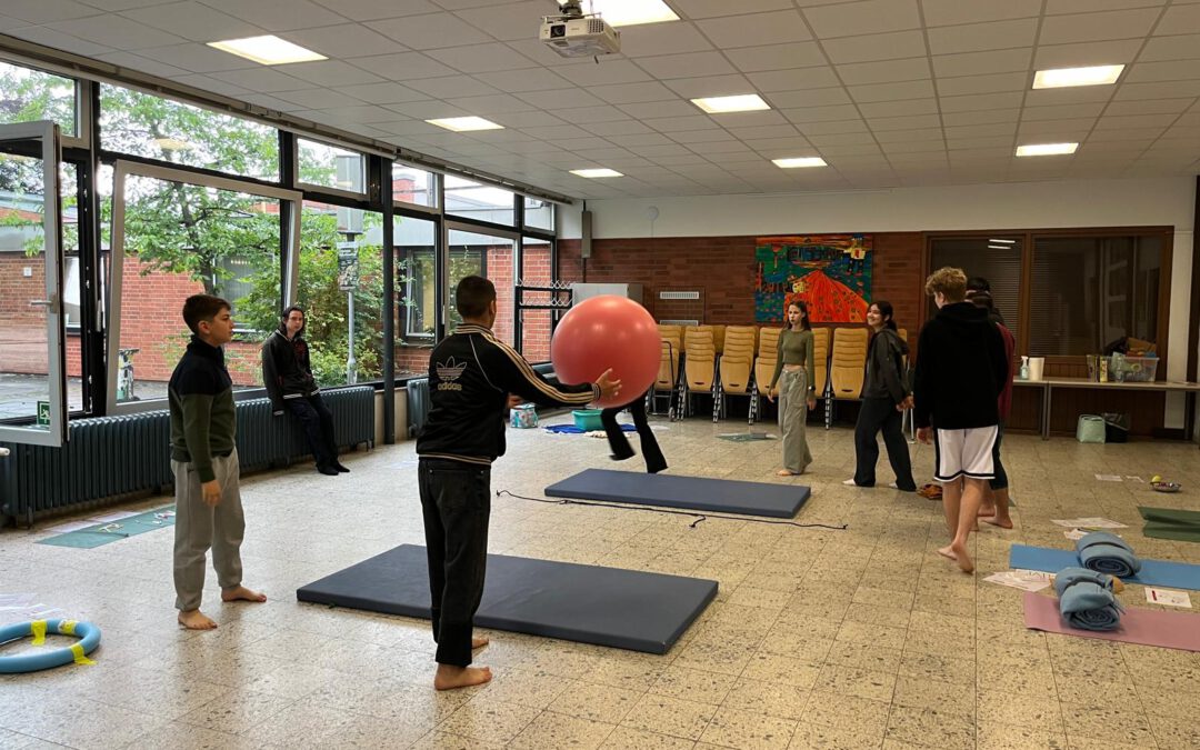 Fußparcours begeistert Schüler der Klassen 5 bis 7